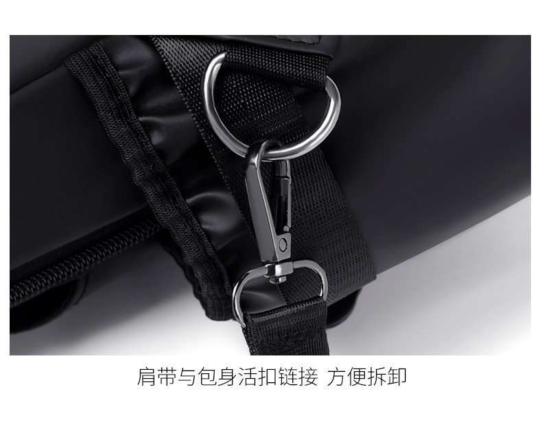 Wholesale new large-capacity men's chest bags, single-shoulder crossbody water cup bags, multi-functional waterproof outdoor small backpacks undefined