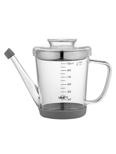 Glass Oil Filter Jug Household Soup Oil Dual-Use Filtration Tool Kitchen Oil Sediment Separator Oil Storage Tank Large-Capacity Oil Pot Bottle