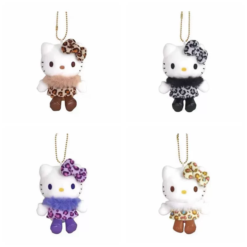 Hello kitty, милая плюшевая подвеска, кукла, игрушка, украшение для сумки, брелок, аксессуар