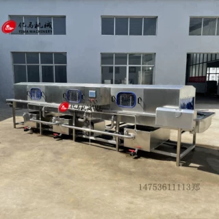塑料箱周转箱清洗机 学校食堂餐盘清洗机厂 蔬菜筐水果筐清洗设备