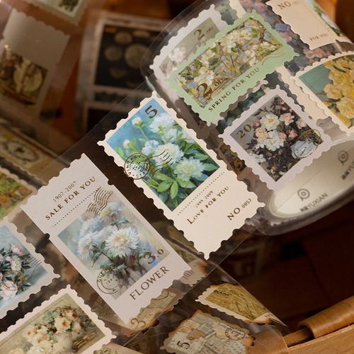 Yuxian2 Tape Memories Series Hot Stamp Stamp Decoration Materials Cycle Sticker 6 Choices