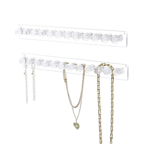 Foreign Trade Transparent Acrylic Necklace Storage Rack Jewelry Rack Chain Bracelet Room Organizing Display Rack Display Rack