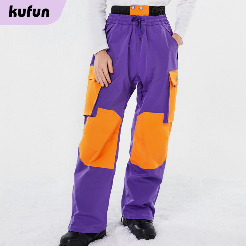 Kufeng New Ski Suit Professional Niche Snowsuit Single Board Double Board Equipment Full Set for Women and Men Windproof and Waterproof Kufeng New Ski Suit Professional Niche Snowsuit Single Board Double Board Equipment Full Set for Women and Men Windproof and Waterproof