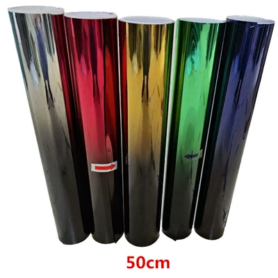 film, heat insulation film, anti-explosion film, Automotive Film - 50cm-x-3m-roll-gradient-gold