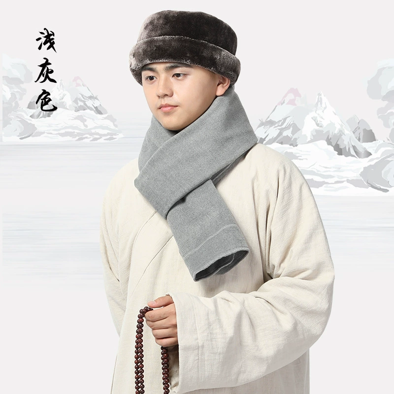 Шанъюань дзэн ветер, плюшевая косынка Wind Jushi Waizer Монах Ши Ши Сервер Дзэн Сью Тито тёплая бархатная модель монах шапка