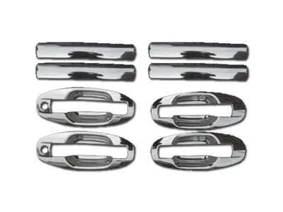 Suitable for 06-2015 classic Huatai Santa Fe outer handle outer door bowl decorative strip door handle modification (Portal Wrist) - handles-door-bowl-8-piece-set