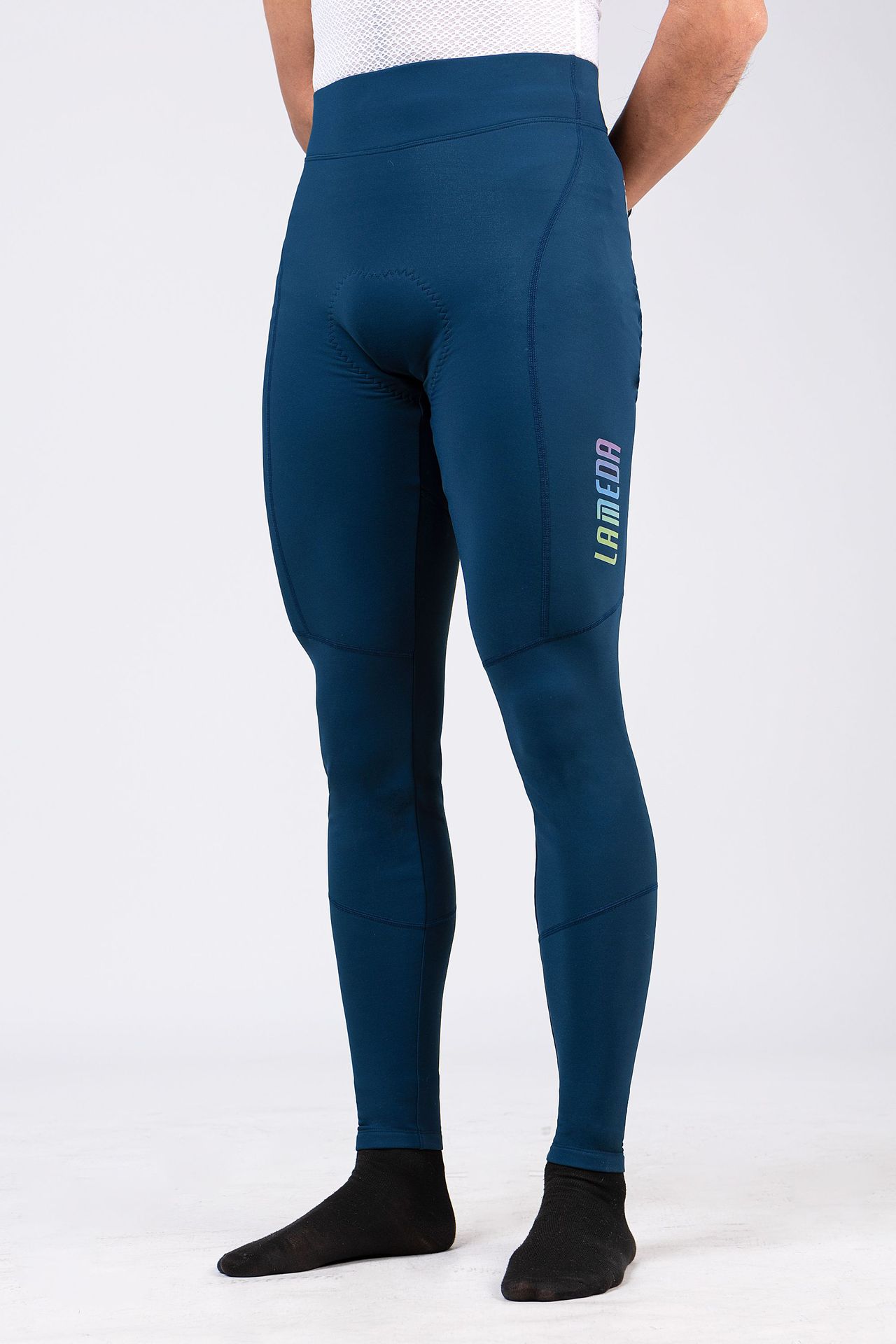 Lanpada 2022 otoño y el invierno Nueva lana a prueba de viento ciclismo pantalones los hombres al aire libre caliente protección solar bicicleta montar