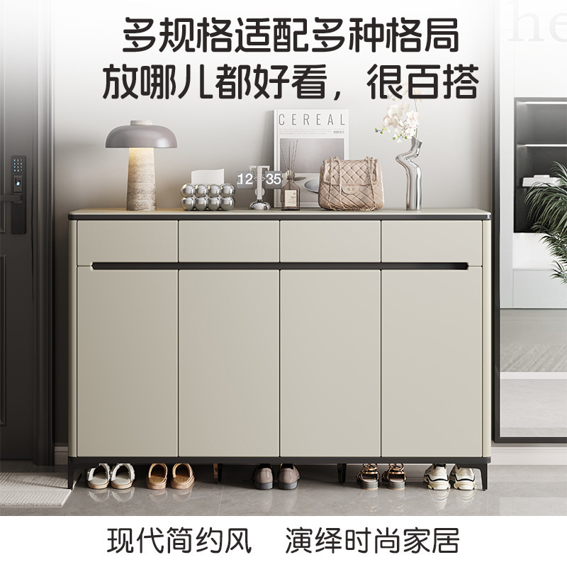 鞋柜家用门口入户储物收纳柜一体靠墙2025新款室内大容量多层鞋架|undefined