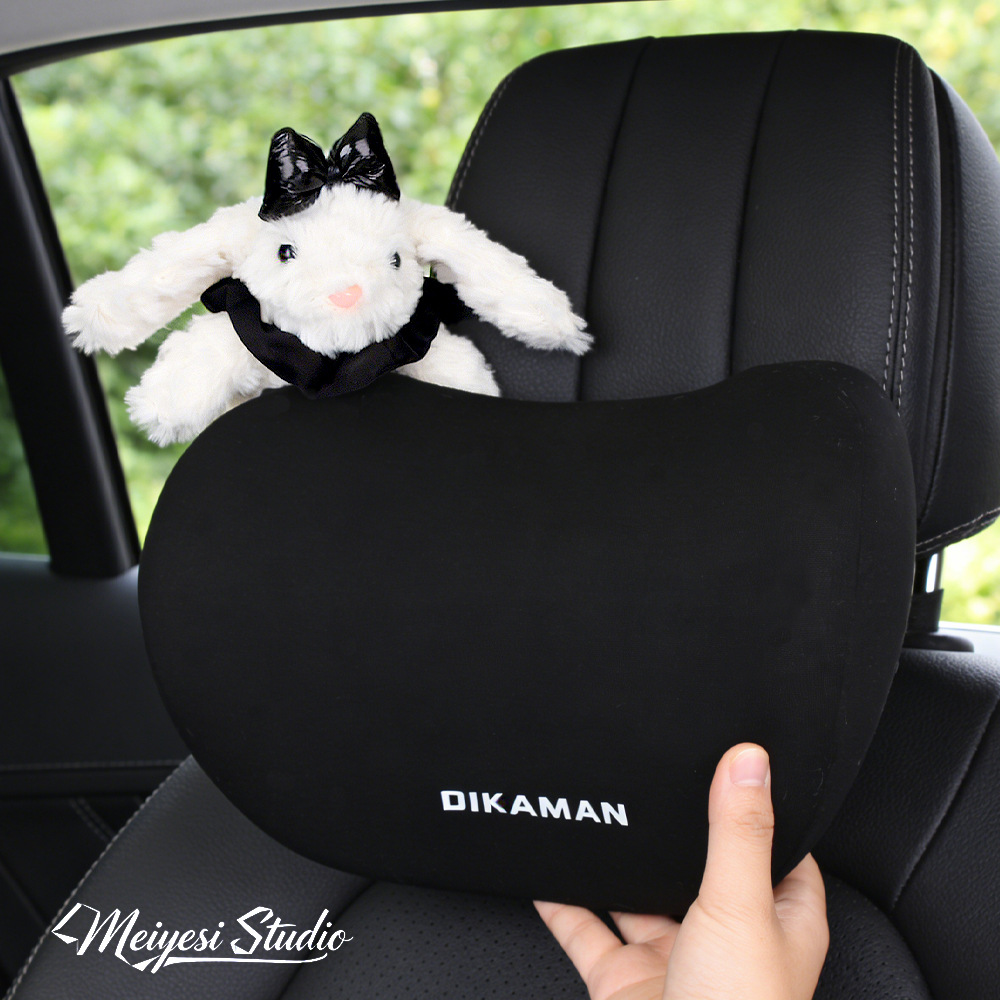 2025 nuevo reposacabezas de automóviles almohada de cuello almohada de asiento de cintura de automóvil adorable creativo algodón de memoria