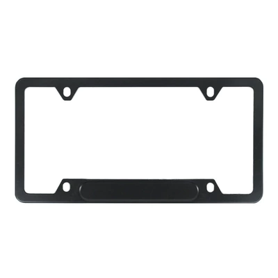 multiple craft selection support LOGO, License plate holder/license plate holder - aluminum-alloy-with-groove-black