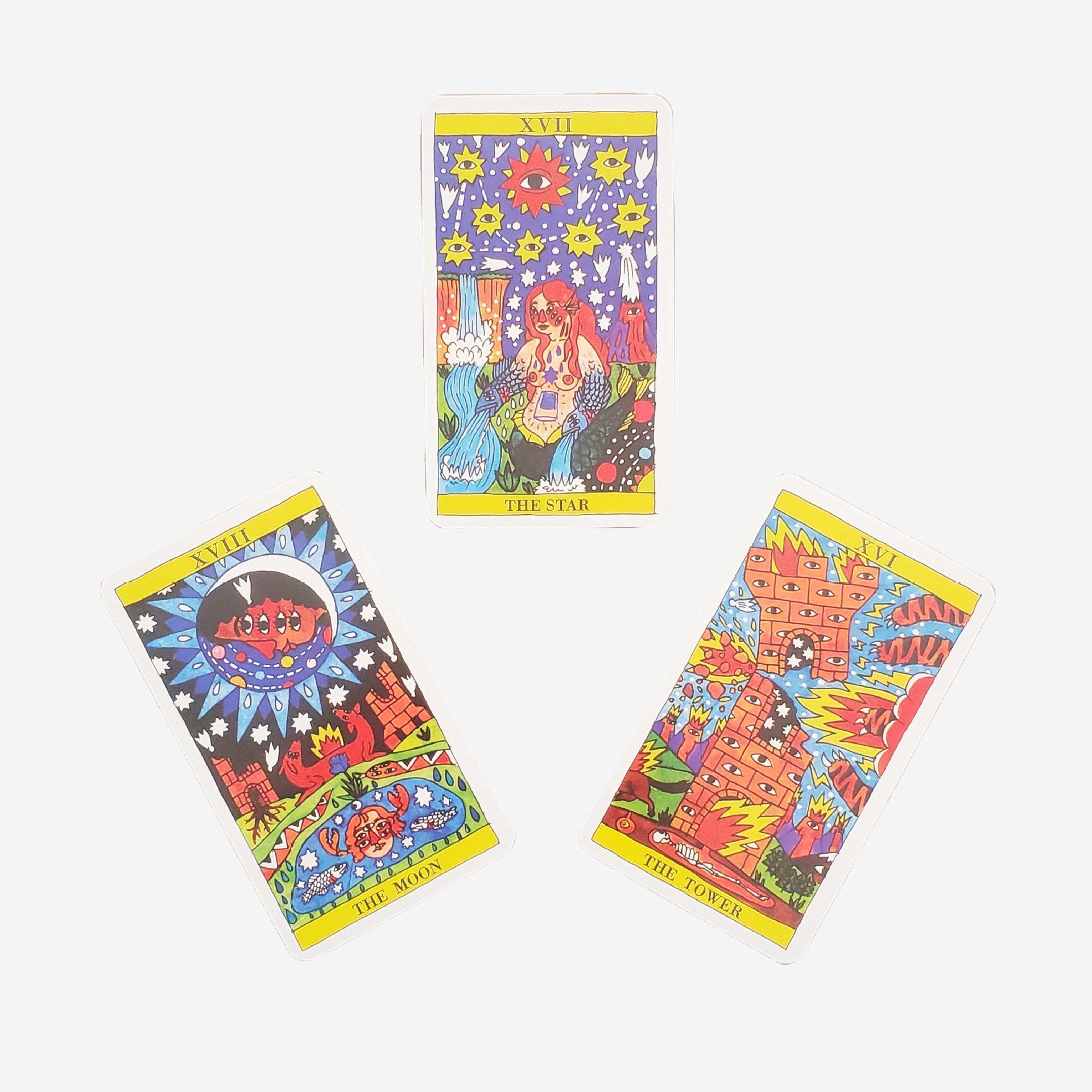 Del Fugo Tarot Deck - Traditional Divination Card Game Set_voghion.com