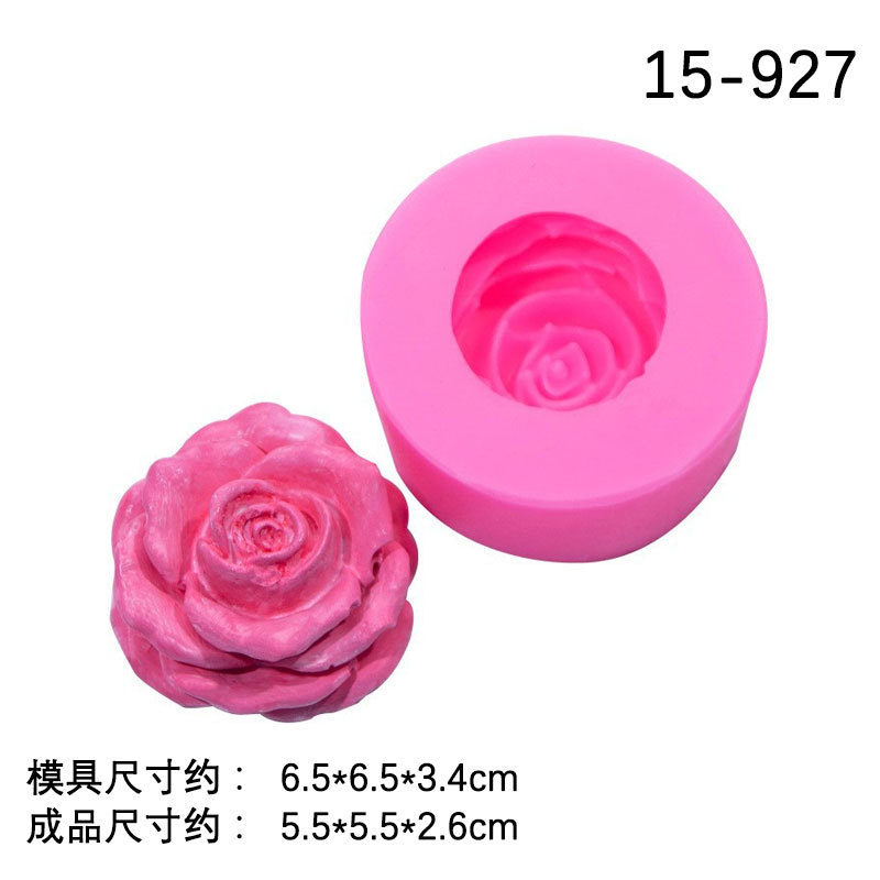 Girasol Rosa Clavel fondant cake molde de silicona DIY coche aromaterapia decoración colgante epoxi