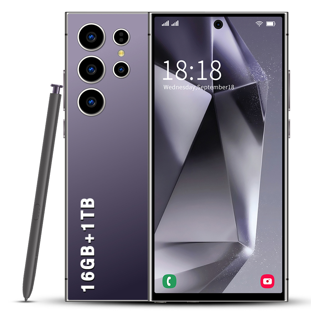 TK爆款S24 Ultra跨境手机16+1T外贸7.3英寸智能手机厂家批发