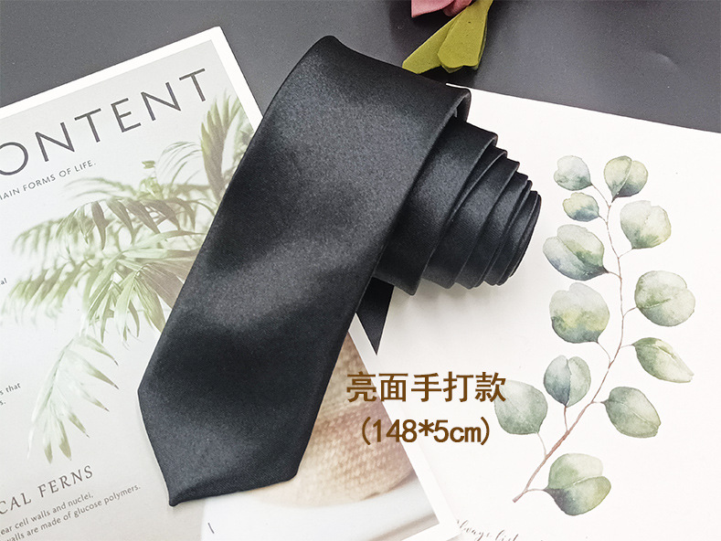 En stock color sólido negro cremallera lazo de los hombres y las mujeres perezoso moda casual mate brillante camisa decorativa mano golpeando