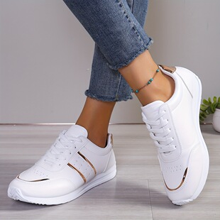O 24721 Thick Sole Lace Up Casual Sneakers ��׽����\��Ь