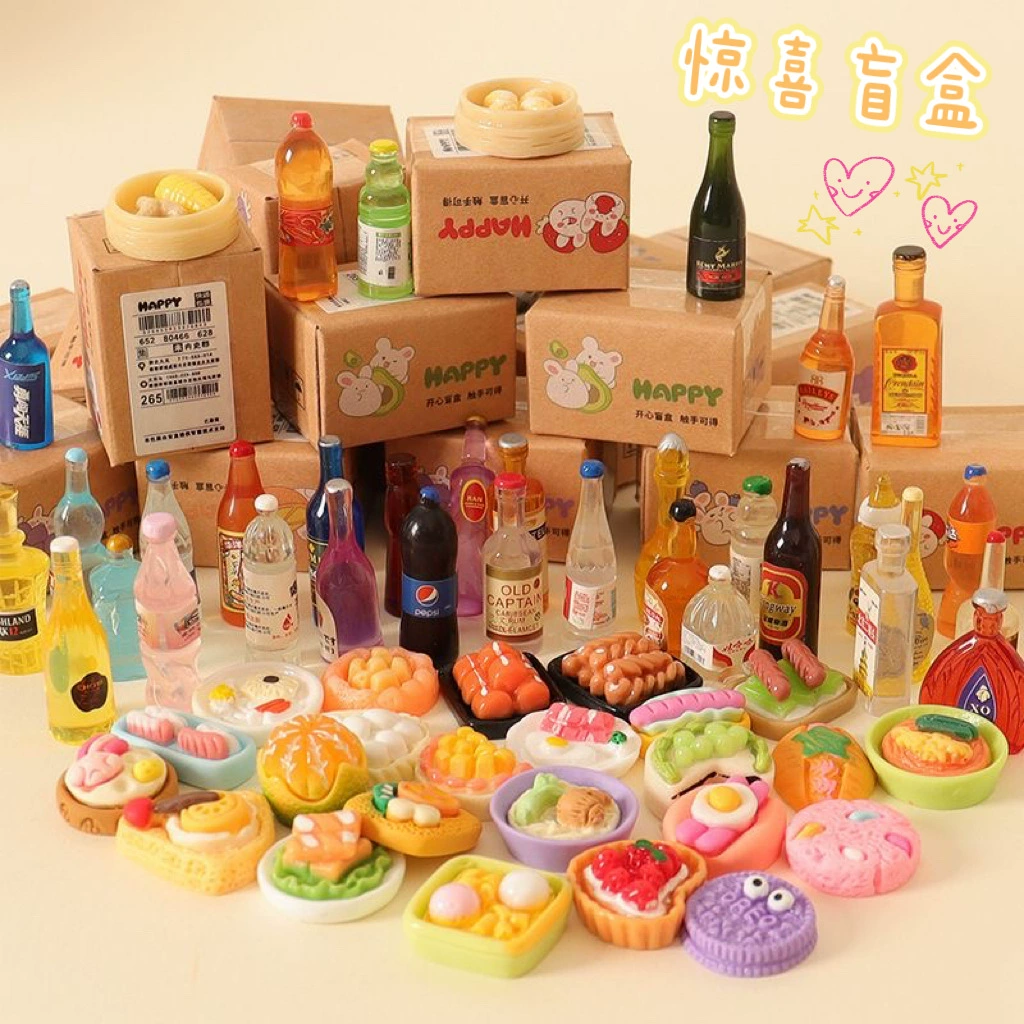 Креативная миниатюрная имитация мини-доставки, детский приз, сюрприз-бокс, подарок для школьника, небольшой подарок, игрушка для магазина, украшение