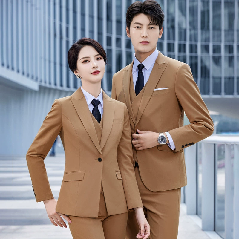 Fashionable trend classic suit jacket for work, bright catchy style, slim fit
