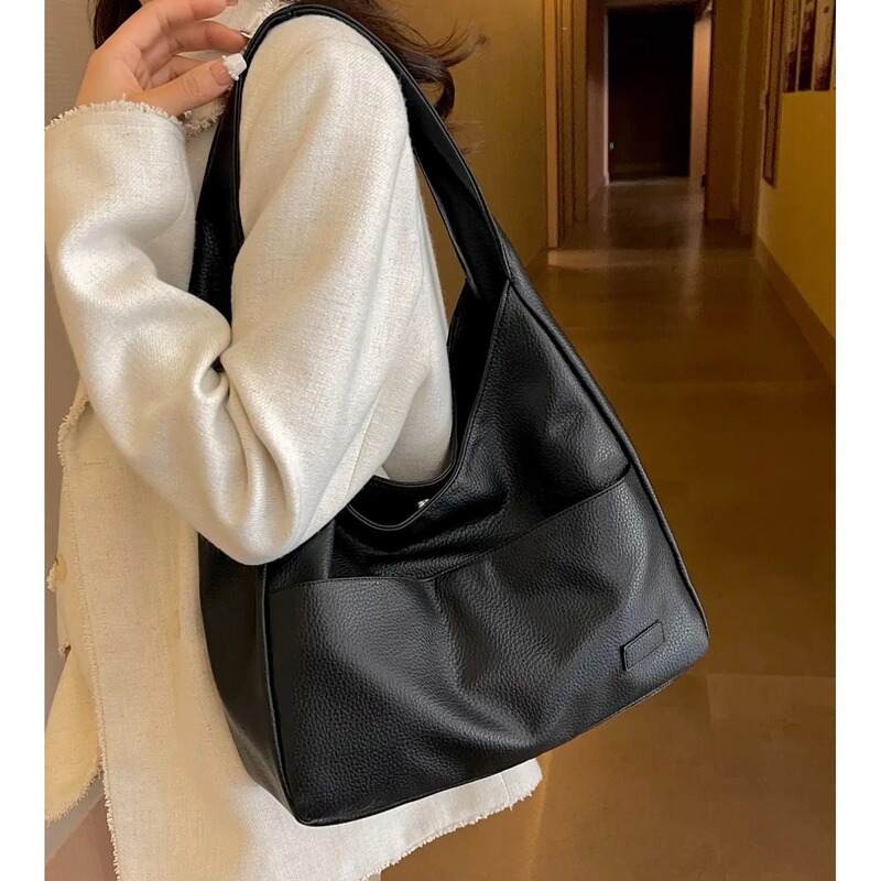 Bag2025新型ファッション女性バッグトートバッグ獅子嶺バッグソフト皮大容量バッグ卸売りカジュアルショルダーバッグ|undefined