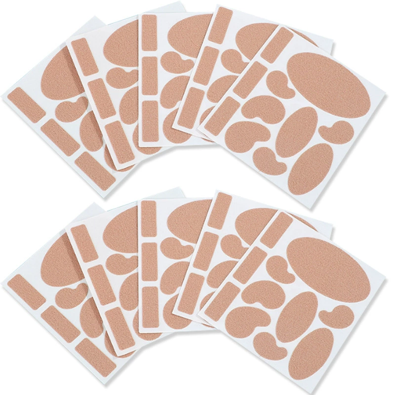 Подушка для пятки Фланелевая многофункциональная случайная наклейка Поглощающая пот дышащая Противоизносная Защитная Наклейка на высокие каблуки Наклейка на пятку Наклейка для обуви с защитой от падения