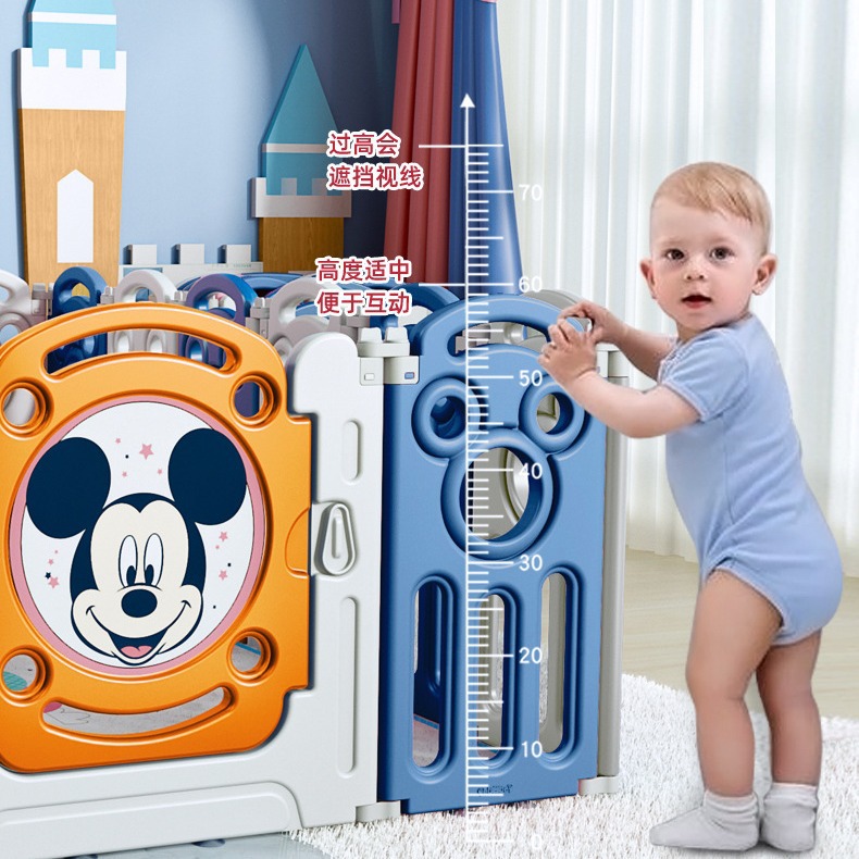 Valla de seguridad para niños, valla de juego para interiores, tapete anticaída para bebés, barandilla de seguridad para gatear, valla para niños pequeños, valla para bebés