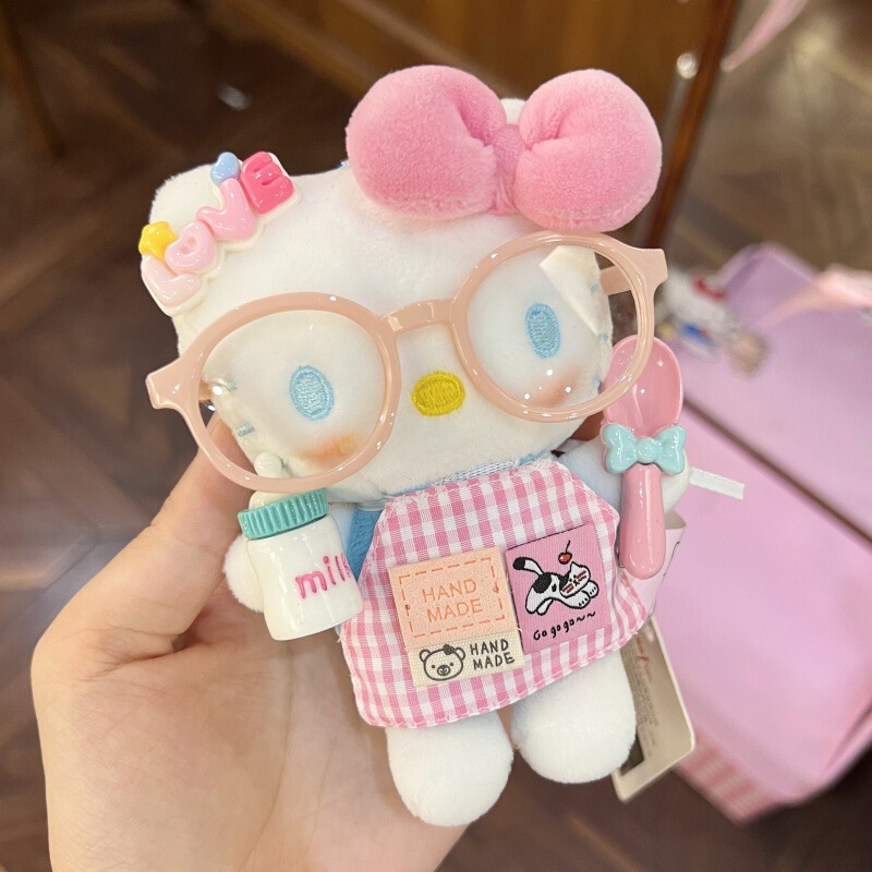 网红爆款kitty换装HelloKitty正版钥匙扣装饰少女感可爱风挂件|undefined