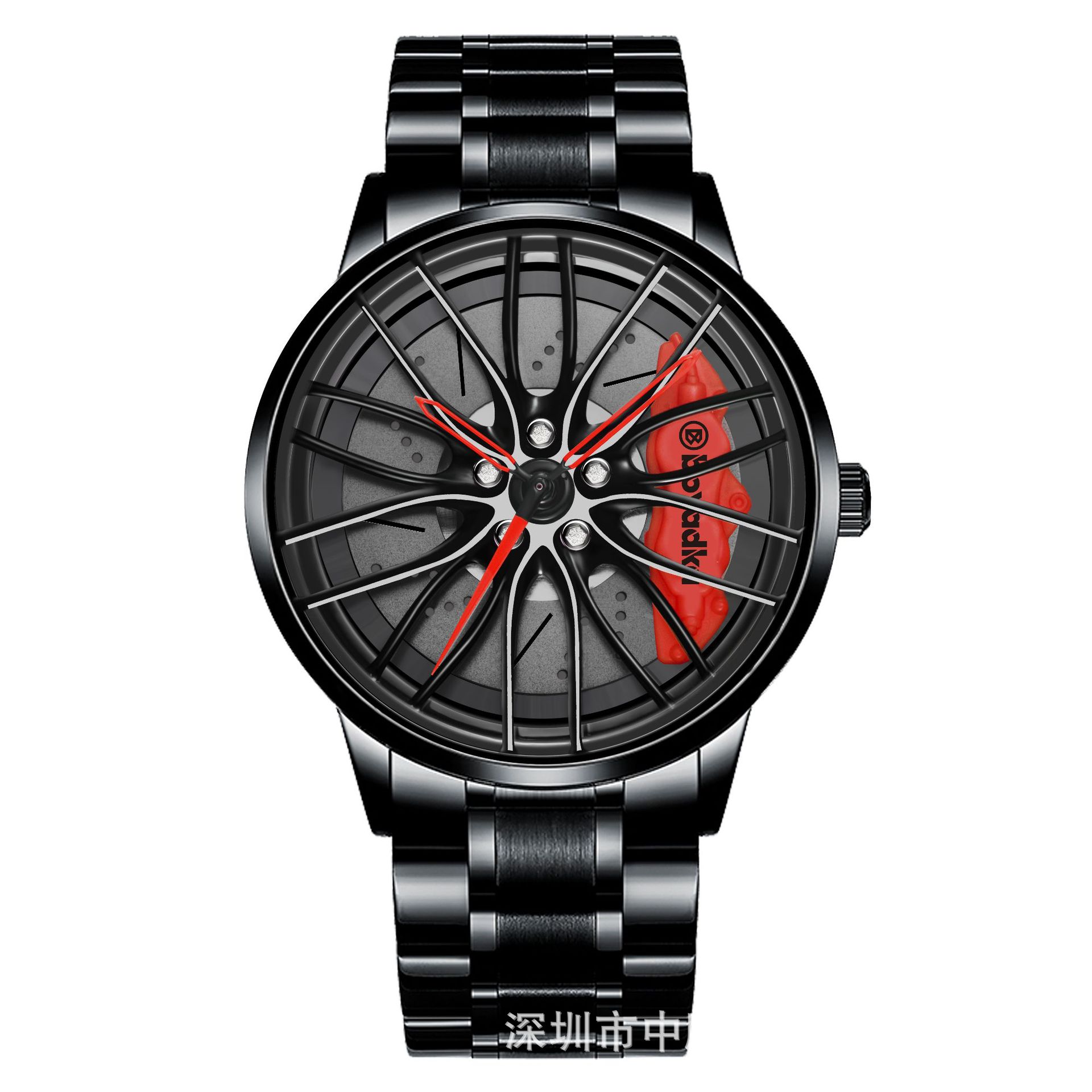 Ver fuente de venta al por mayor fabricantes transfronterizos cuarzo caliente rueda giratoria reloj impermeable de los hombres reloj no mecánico WATC