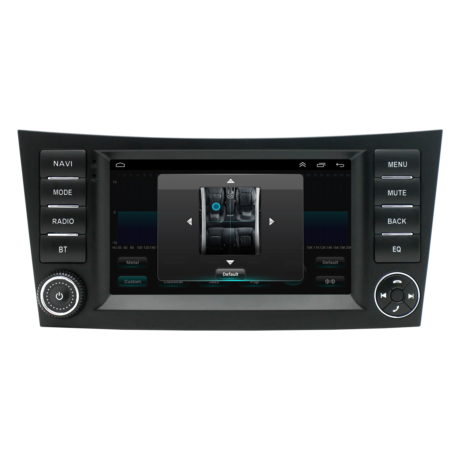 (2개) 2001-2011 7 인치 메르세데스 벤츠 BENZ W211 안드로이드 대형 화면 중앙 제어 올인원 자동차 내비게이션