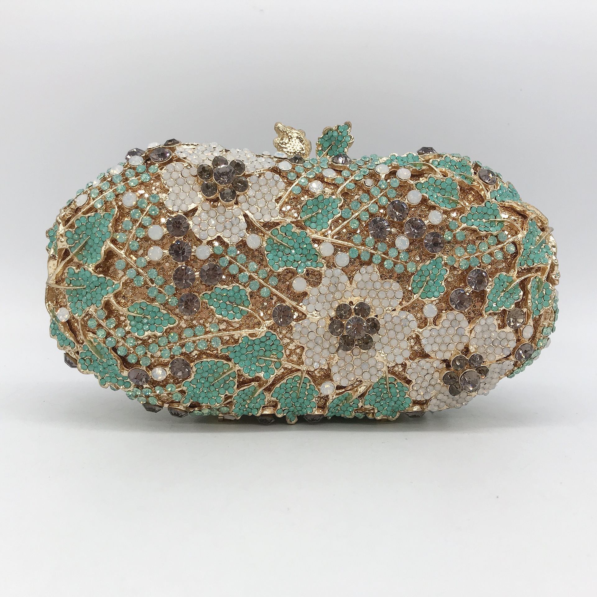 Selección estricta de diamantes de diamante transfronterizos bolsas de vestir de banquete de fiesta de diamantes llenos bolsas de mano de mujer bolsa de embrague