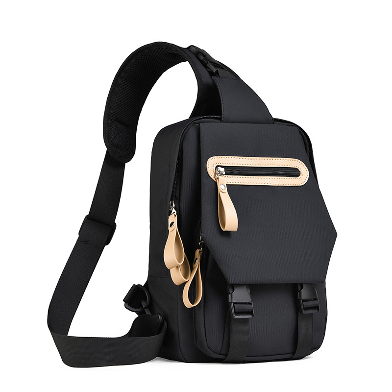Chest Bag, Shoulder Bag, Chest Bag, Simple Casual Large Capacity Casual Crossbody Bag, Shoulder Bag, Men's Chest Bag Wholesale