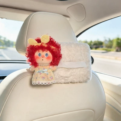 hair, small freckles, car tissue box, Car tissue box/set