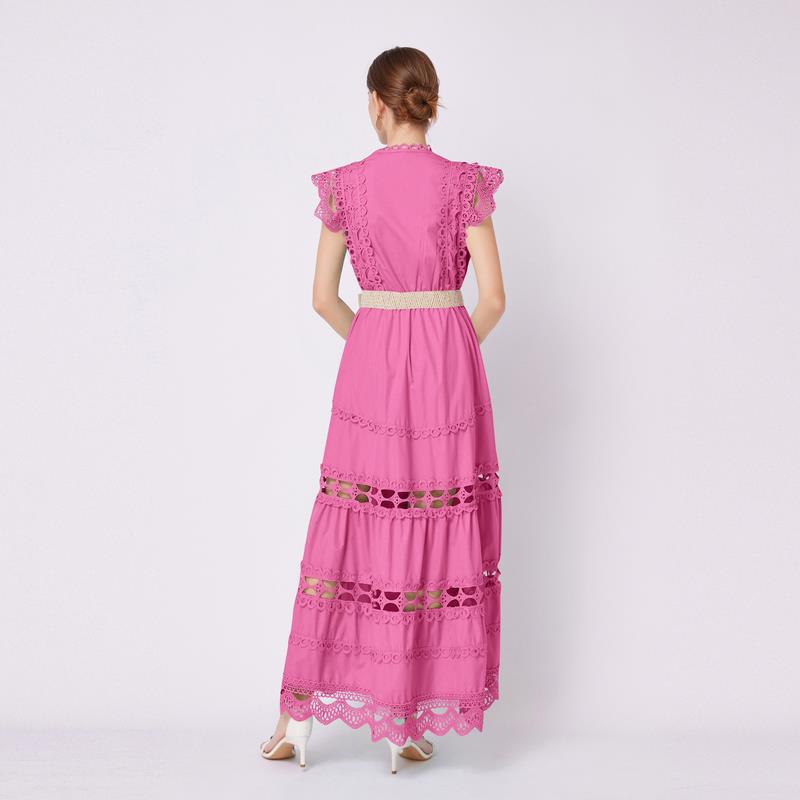 Design solid fashionable long skirt