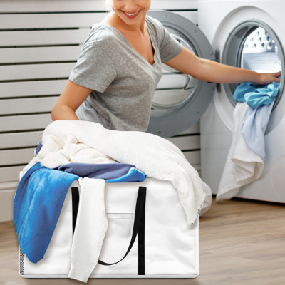 Cross-border Foldable Laundry Basket Summer Clothing Organization and Storage, Order One Laundry Basket, Picture Printing