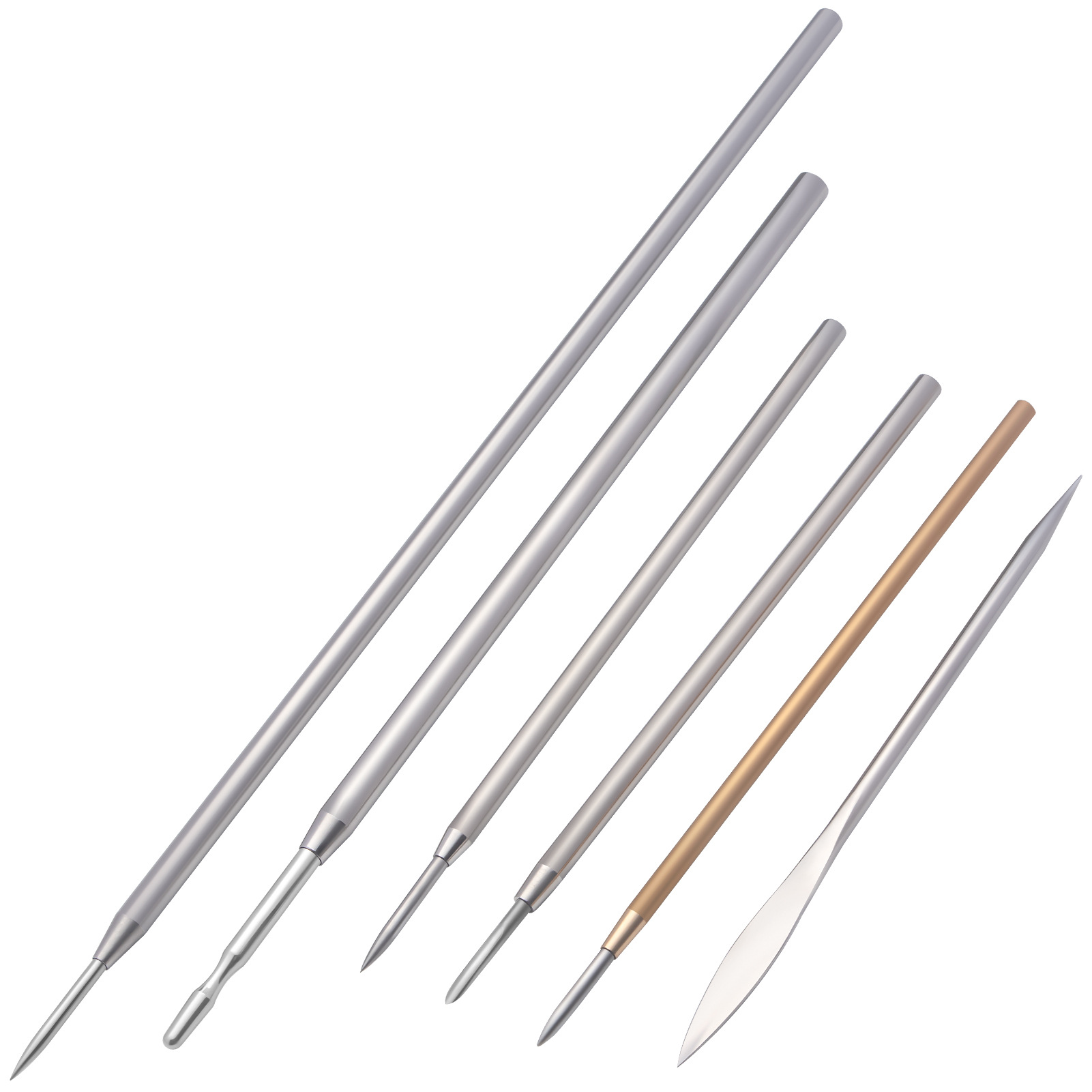 Convex Gold and Silver Bracelet Lamination Knife Tungsten Steel Polishing Small Steel Press Does Not Damage Silver Jewelry Maintenance Durable Lamination Pen