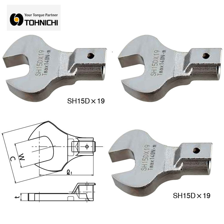 日本东日扳手头开口头SH15DX12 13 14 15 16 17 18 19