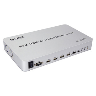 Factory Wholesale 8K Splitter 4 in 1 Out Kvm Mouse and Keyboard Integrated