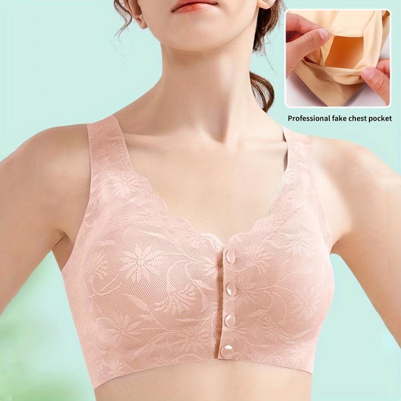 E4664 Dropshipping Aliexpress Amazon Cross-Border New Style Girl Bra for Mastectomy with Wide Front Closure