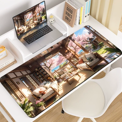 Avtomobil döşəmə paspasları, Anime-Style Diatom Mud Table Mat - sakura-courtyard-3080cm-5mm-diatom-mud