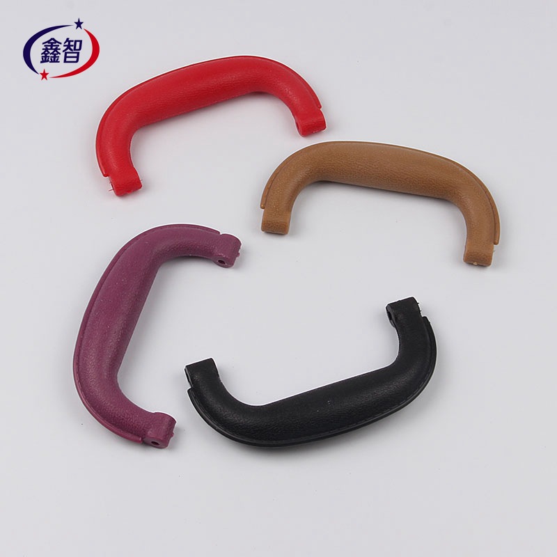 Factory Direct Sales Plastic Aluminum Box Handle Imitation Leather Handle Wine Box Gift Box Handle Boutique Packaging Box Plastic Handle