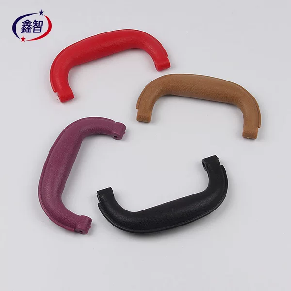 Factory Direct Sales Plastic Aluminum Box Handle Imitation Leather Handle Wine Box Gift Box Handle Boutique Packaging Box Plastic Handle