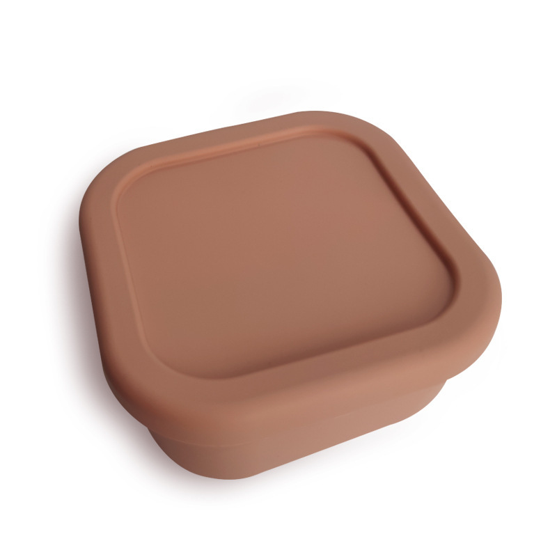 Caja de almuerzo de silicona de estilo japonés sellada horno de microondas trabajador de oficina Bento caja de almuerzo de estudiante portátil caja de almuerzo integrada de tres rejillas