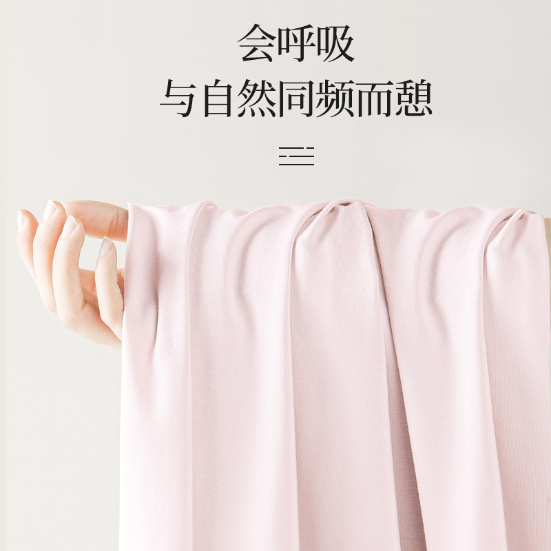 Modal de algodón de grapas largas primavera y otoño verano pijamas de mujer traje de mujer de manga larga antibacteriano anti-ácaros prendas de vestir exteriores homewear