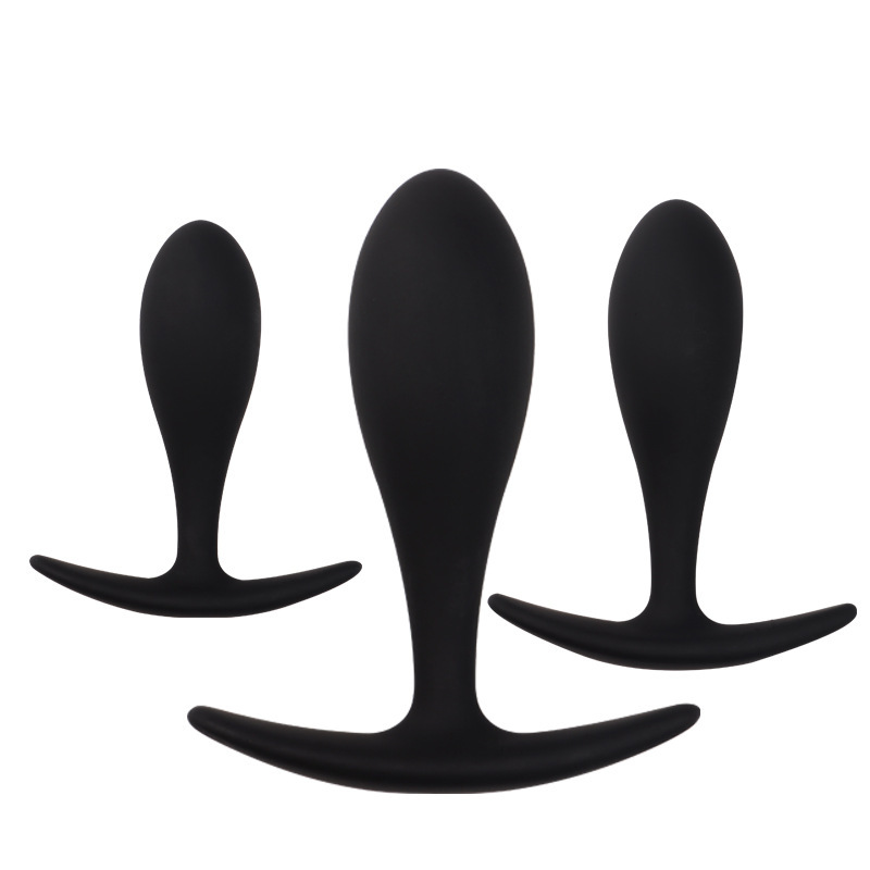 Small Silicone Anal Plug with Beaded Shape, Portable Entry-Level Dilatation Toy — detail image 6