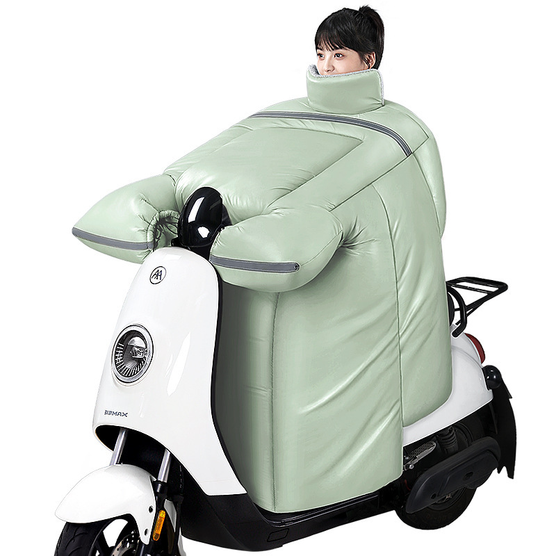 冬の電気自動車pu皮防風はバッテリーバイクの冬にベルベットを厚くして防水冬の防風カバーメーカーになった|undefined