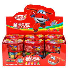 Golden Rice Super Flying Hero Sugar Magic Color Beans Fruit Flavor Juice Soft Candy Children's Candy Snack Sweets Creative