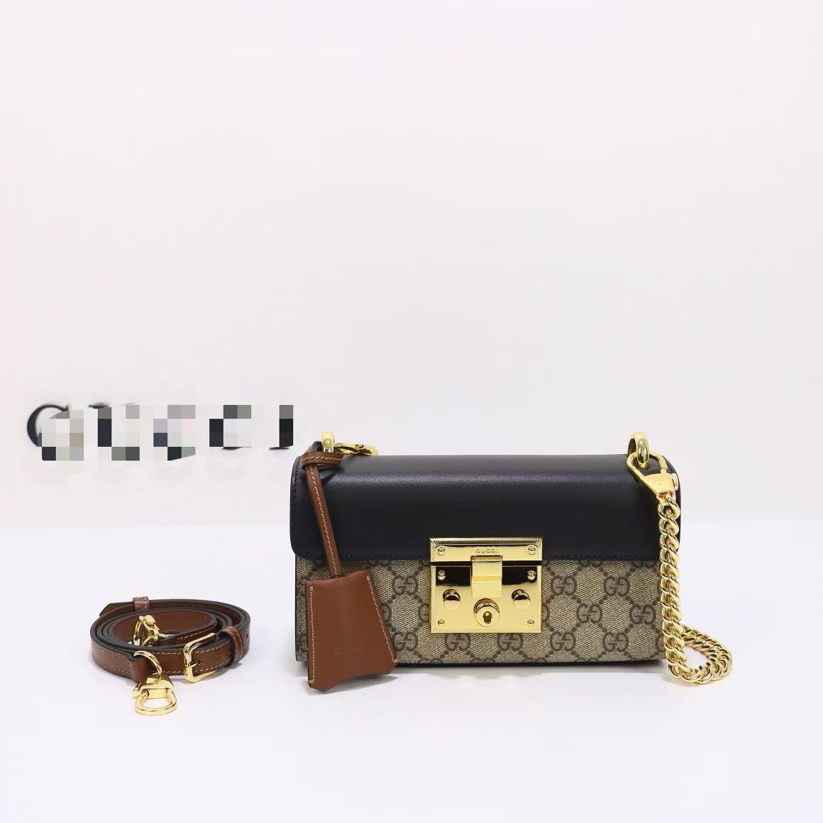 Qadın Dəri Çanta Zəncirli Kiçik Kvadrat Retro Model