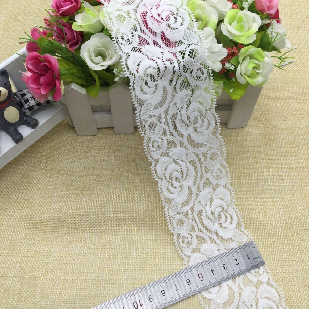 现货供应弹力蕾丝花边506#6cm服饰辅料diy花边辅料批发
