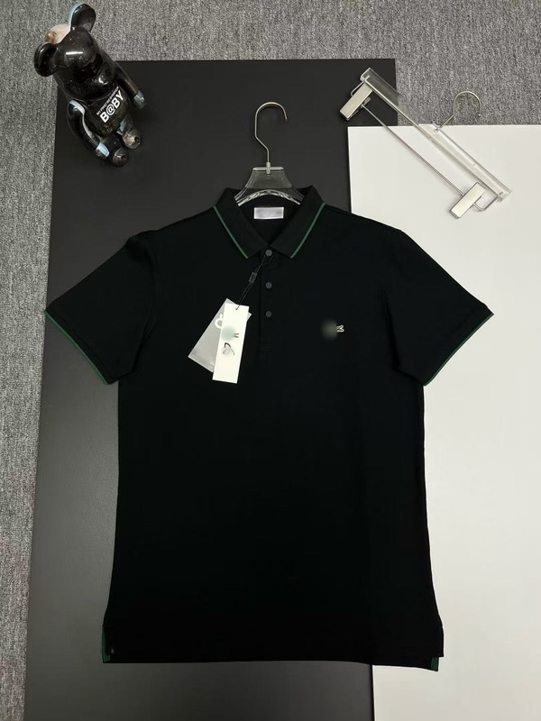 フィッシュポロシャツメンズ 2025 新しいコットンラペルトップビジネスカジュアル半袖 Tシャツ|undefined