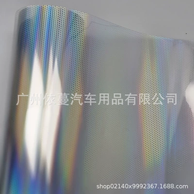 Car headlight protective film | Color Changing Taillight Color Changing - honeycomb-diamond-light-film-transparent-30cm-91m-roll-price