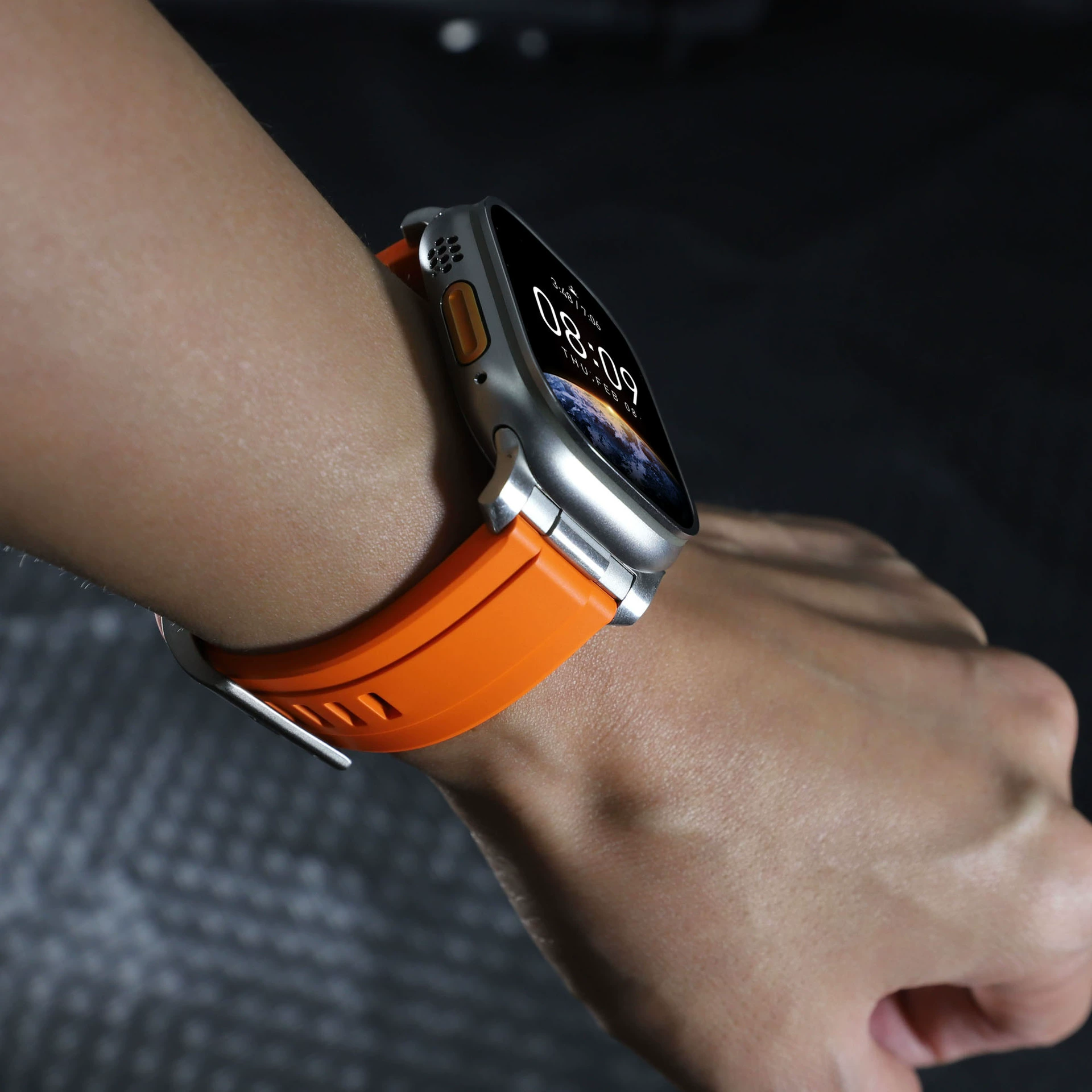 Товар для AppleWatch Ultra с датчиком Apple Advanced монохромный силиконовый ремешок S10 ремешок