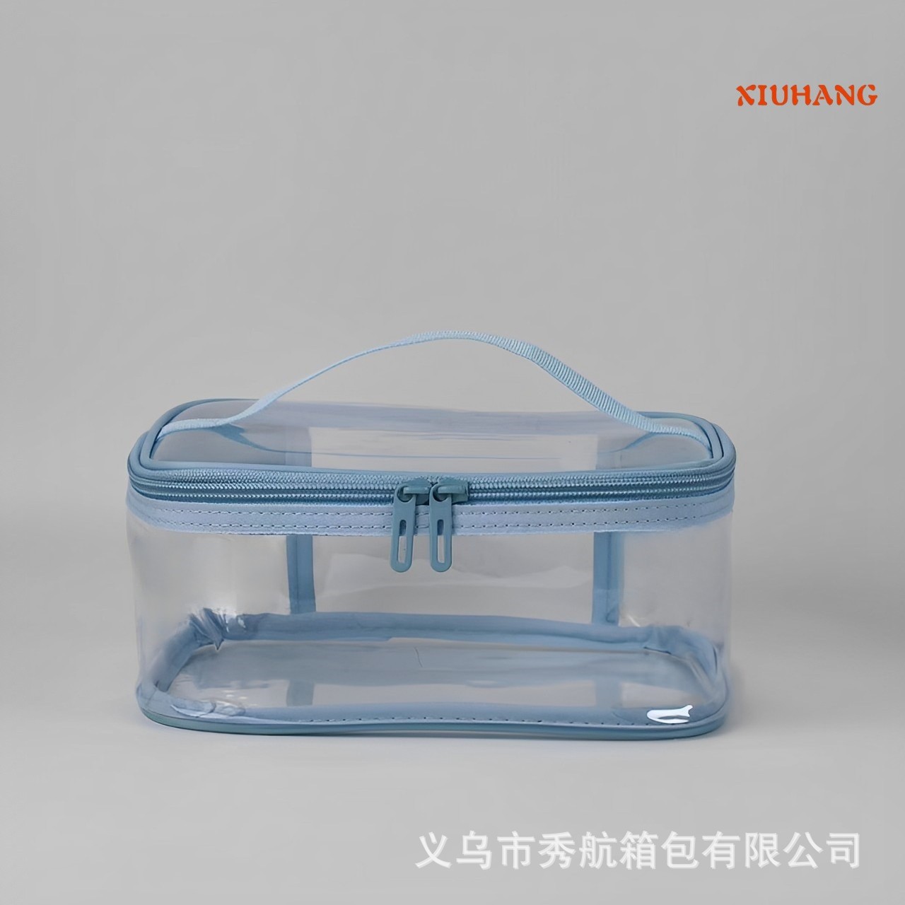 Bolsa de cosméticos de pvc transparente bolsa de lavado impermeable de viaje de gran capacidad bolsa de almacenamiento portátil multifuncional color macaron